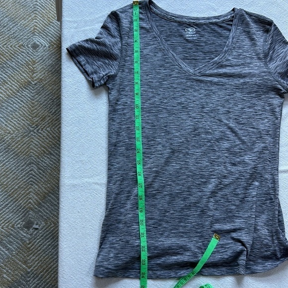 Athletic works grey short sleeve athletic top SZ XS - Picture 8 of 8
